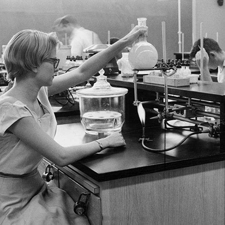 Historical Image of Chemistry Lab